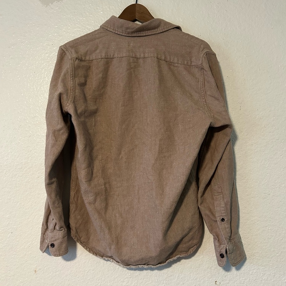 Taylor Stitch Casual Brown Button-Down Shirt SZ 38 Cotton Minimal Lumberjack - Picture 8 of 11